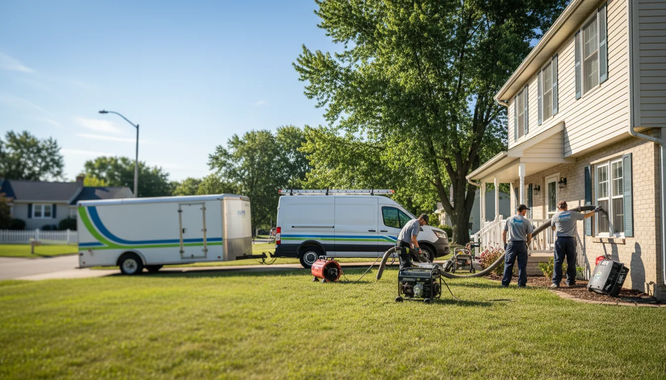 Flooded Basement Restoration And Cleanup With Repair in Germantown, WI near me